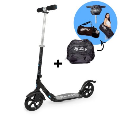 Flex romobil crni 200 mm + GRATIS torba